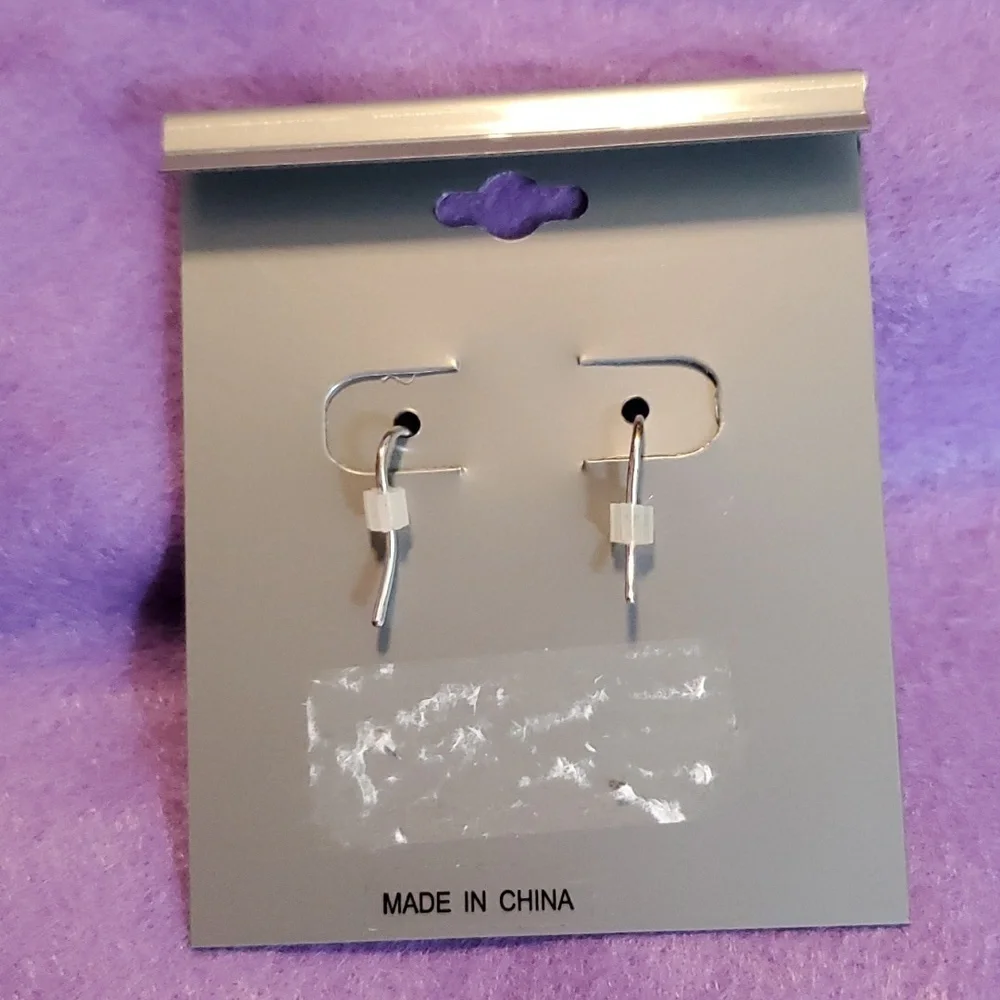 Silver Plated Crystal Earrings